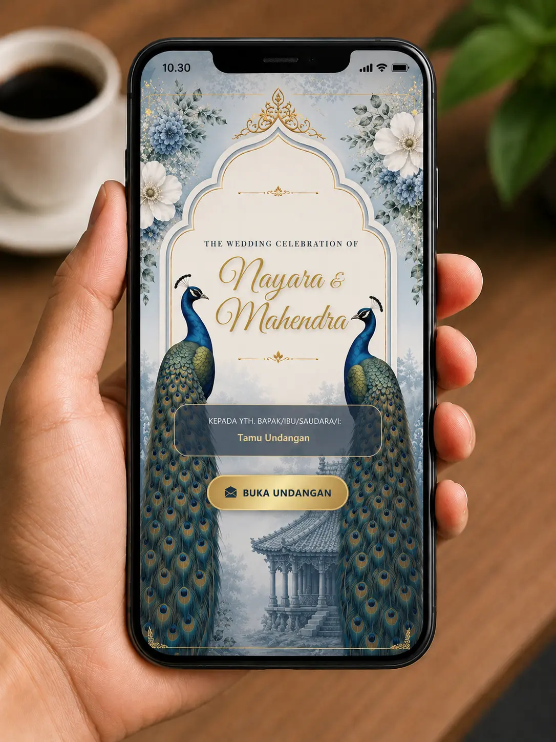 Javanese Blue Elegant